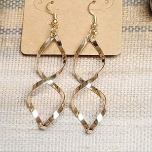 New Gold Spiral Earrings